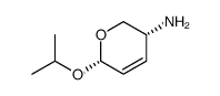 2H-Pyran-3-amine,3,6-dihydro-6-(1-methylethoxy)-,(3R,6S)-(9CI) Structure