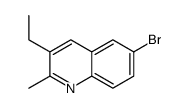 6-Bromo-3-ethyl-2-methylquinoline Structure
