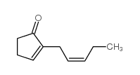 2-pent-1-enylcyclopent-2-en-1-one结构式