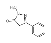 3H-Pyrazol-3-one,2,4-dihydro-2-methyl-5-phenyl- Structure