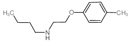 N-[2-(4-Methylphenoxy)ethyl]-1-butanamine Structure