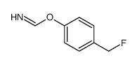 [4-(fluoromethyl)phenyl] methanimidate结构式