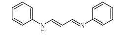 Benzenamine,N-[3-(phenylamino)-2-propen-1-ylidene]- structure