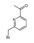 1-[6-(bromomethyl)pyridin-2-yl]ethanone结构式
