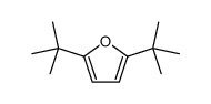 2,5-ditert-butylfuran Structure