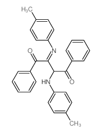 2-[(4-methylphenyl)amino]-3-(4-methylphenyl)imino-1,4-diphenyl-butane-1,4-dione Structure