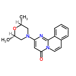 2-[(2R,6S)-2,6-Dimethyl-4-morpholinyl]-4H-pyrimido[2,1-a]isoquinolin-4-one Structure