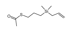4,4-Dimethyl-4-sila-6-hepten-1-thiolacetat Structure
