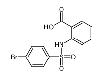 2-(((4-bromophenyl)sulfonyl)amino)-benzoicaci Structure