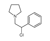 1-(2-Chloro-2-phenylethyl)pyrrolidine结构式