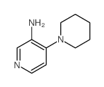 4-(哌啶-1-基)吡啶-3-胺结构式