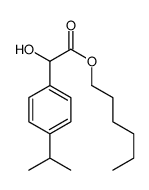 Hexyl hydroxy(4-isopropylphenyl)acetate结构式