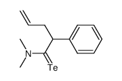 N,N-dimethyl 2-phenyl-4-pentenetelluroamide结构式