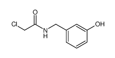 N-Chloracetyl-3-hydroxy-benzylamin Structure