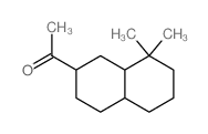 Ethanone,1-(decahydro-8,8-dimethyl-2-naphthalenyl)-结构式