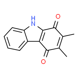 1H-Carbazole-1,4(9H)-dione, 2,3-dimethyl- (9CI) Structure