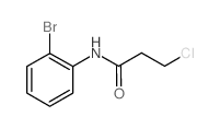 N-(2-Bromophenyl)-3-chloropropanamide结构式