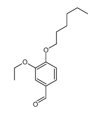 3-ethoxy-4-hexoxybenzaldehyde结构式