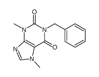 1-benzyl-3,7-dimethylpurine-2,6-dione Structure