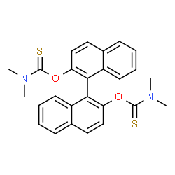Carbamothioic acid, dimethyl-, O,O-1,1-binaphthalene-2,2-diyl ester结构式