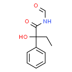 α-Ethyl-N-formyl-α-hydroxybenzeneacetamide结构式