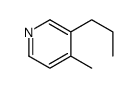 4-methyl-3-propylpyridine structure