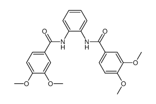 N,N'-(1,2-phenylene)bis(3,4-dimethoxybenzamide) Structure