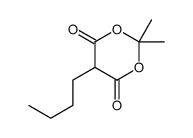 5-butyl-2,2-dimethyl-1,3-dioxane-4,6-dione结构式