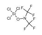 [bis(trifluoromethyl)amino-oxy]trichlorosilane结构式