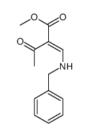 methyl 2-[(benzylamino)methylidene]-3-oxobutanoate Structure