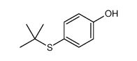 4-tert-butylsulfanylphenol Structure