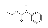 lithium 2-ethoxy-2-oxo-1-phenylethan-1-ide Structure