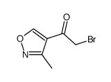 Ethanone, 2-bromo-1-(3-methyl-4-isoxazolyl)- (9CI) structure