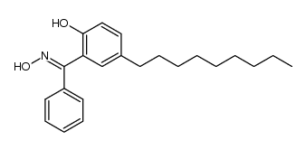 2-hydroxy-5-nonylbenzophenone oxime Structure