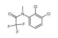 2,3-dichloro-N-methyl-N-(trifluoroacetyl)aniline结构式