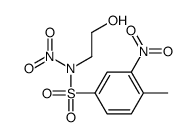 N-(2-hydroxyethyl)-4-methyl-N,3-dinitrobenzenesulfonamide结构式