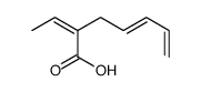 2-ethylidenehepta-4,6-dienoic acid结构式