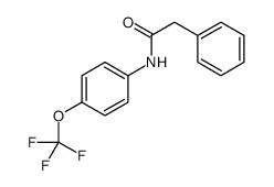 2-phenyl-N-[4-(trifluoromethoxy)phenyl]acetamide Structure