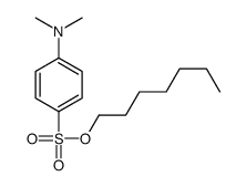 heptyl 4-(dimethylamino)benzenesulfonate Structure