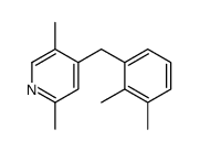 4-[(2,3-dimethylphenyl)methyl]-2,5-dimethylpyridine结构式