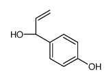Benzenemethanol, alpha-ethenyl-4-hydroxy-, (alphaR)- (9CI) structure