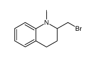 2-(bromomethyl)-1-methyl-1,2,3,4-tetrahydroquinoline结构式