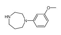 1-(3-甲氧基苯基)-高哌嗪结构式
