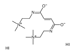 trimethyl-[2-[[(E)-4-oxo-4-[2-(trimethylazaniumyl)ethylamino]but-2-enoyl]amino]ethyl]azanium,diiodide Structure