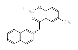 2-isoquinolin-2-yl-1-(2-methoxy-5-methyl-phenyl)ethanone structure