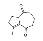 3-methyl-1,2,5,6,7,8a-hexahydroazulene-4,8-dione Structure