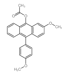 9-Anthracenol,2-methoxy-10-(4-methoxyphenyl)-, 9-acetate picture