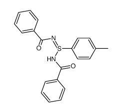 N,N'-Bis(benzoyl)-p-toluolsulfinamidin Structure