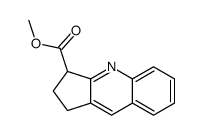 methyl 2,3-dihydro-1H-cyclopenta[b]quinoline-3-carboxylate结构式