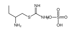 2-aminobutyl carbamimidothioate,sulfuric acid Structure